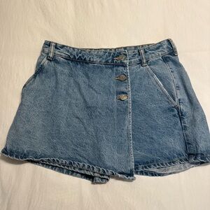 Zara Denim Women's Mini Skort